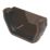 FloPlast  Square External Stop End Brown 114mm