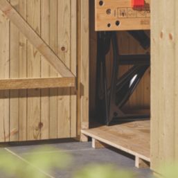 Rowlinson Premium Heritage 4' x 6' (Nominal) Apex Tongue & Groove Timber Shed