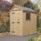 Rowlinson Premium Heritage 4' x 6' (Nominal) Apex Tongue & Groove Timber Shed