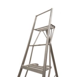 Werner Aluminium 3.39m 9 Step Swingback Platform Step Ladder