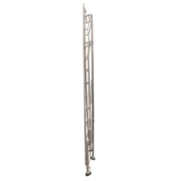 Werner Aluminium 3.39m 9 Step Swingback Platform Step Ladder