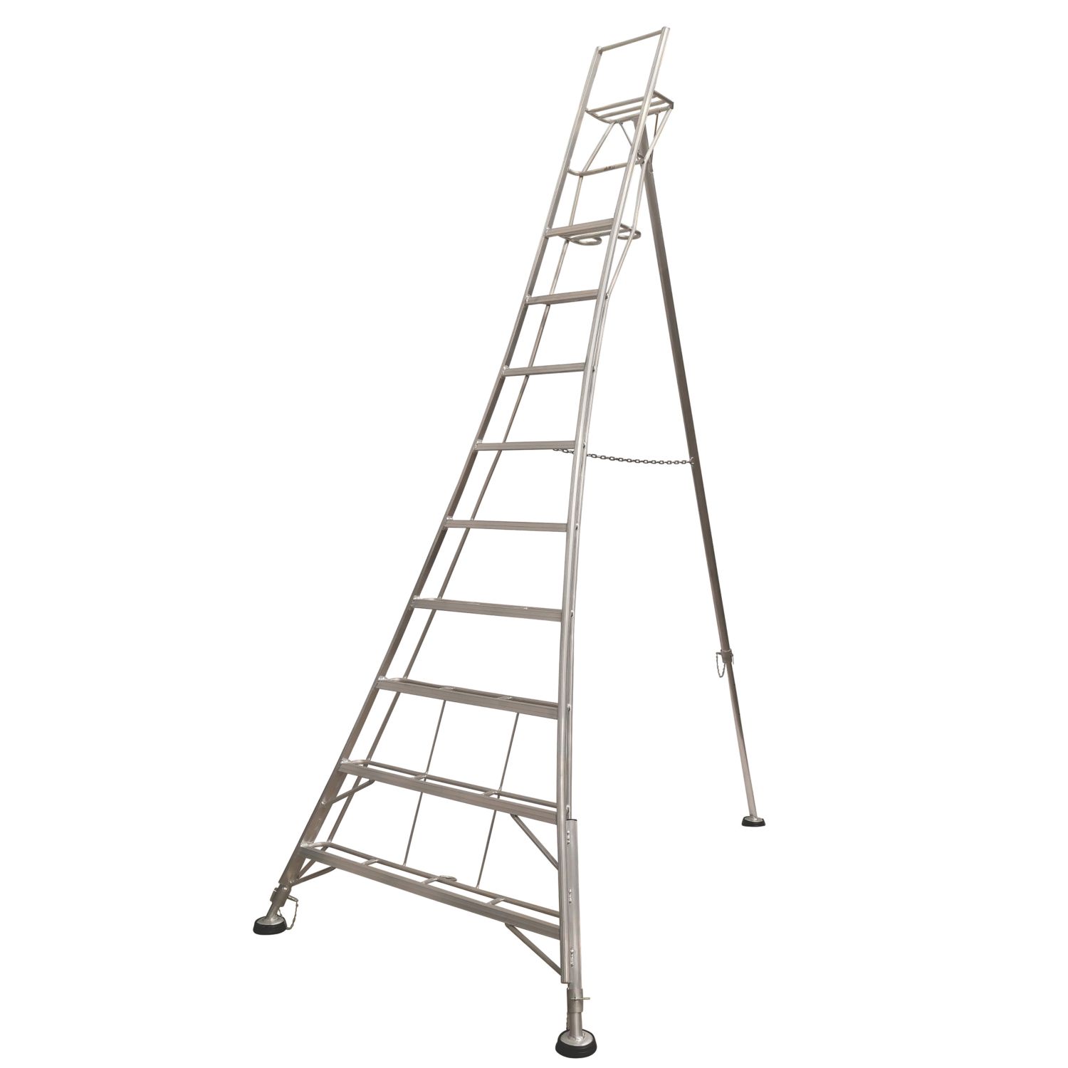 Werner Aluminium 3.39m 9 Step Swingback Tripod Step Ladder (294EF)