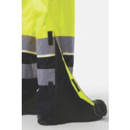 Helly Hansen UC-ME Waterproof Hi Vis Trousers Yellow / Ebony 41" W 33.7" L