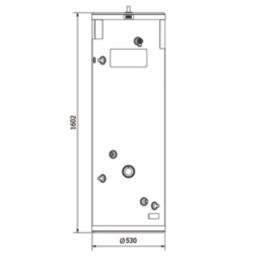 Gledhill  Indirect Unvented  Hot Water Cylinder 250Ltr