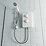 Gainsborough Slim Duo White 8.5kW  Electric Shower