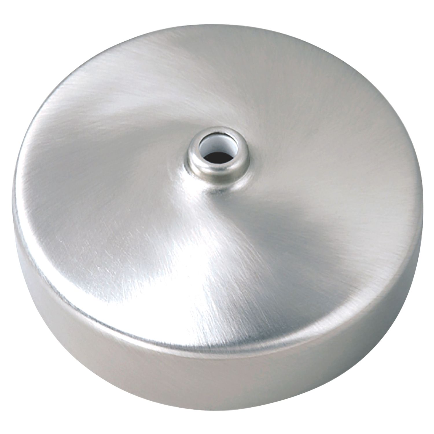 British General Ceiling Rose Light Fitting Brushed Steel 3 1/2" (294JR)