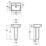 Ideal Standard i.life B Washbasin & Full Pedestal 1 Tap Hole 550mm
