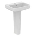 Ideal Standard i.life B Washbasin & Full Pedestal 1 Tap Hole 550mm