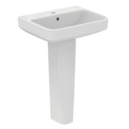Ideal Standard i.life B Washbasin & Full Pedestal 1 Tap Hole 550mm