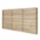 Forest  Single-Slatted  Fence Panels Natural Timber 6' x 3' Pack of 5