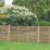Forest  Single-Slatted  Fence Panels Natural Timber 6' x 3' Pack of 5