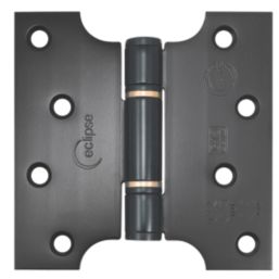 Eclipse  Matt Black Grade 7 Fire Rated Parliament Hinges 102mm x 102mm 2 Pack