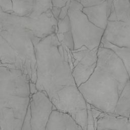 Wilsonart  Matt Grey Marble Effect Laminate Worktop 3000mm x 620mm x 22mm