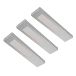 Sensio Ark Pro Rectangular LED Under Cabinet Lights Steel 7.5W 110-140lm 3 Pack