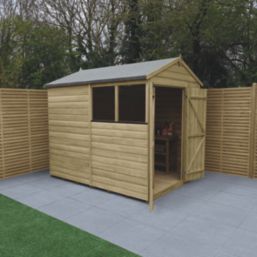 Forest Beckwood 6' x 7' 6" (Nominal) Apex Shiplap Timber Shed