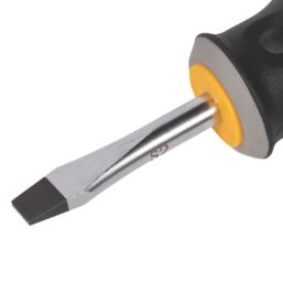 Roughneck  Stubby Screwdriver Slotted 6.0mm x 38mm