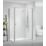 Triton Neo Six  Framed Rectangular Sliding Door Shower Enclosure  Chrome  1100mm x 900mm x 1850mm