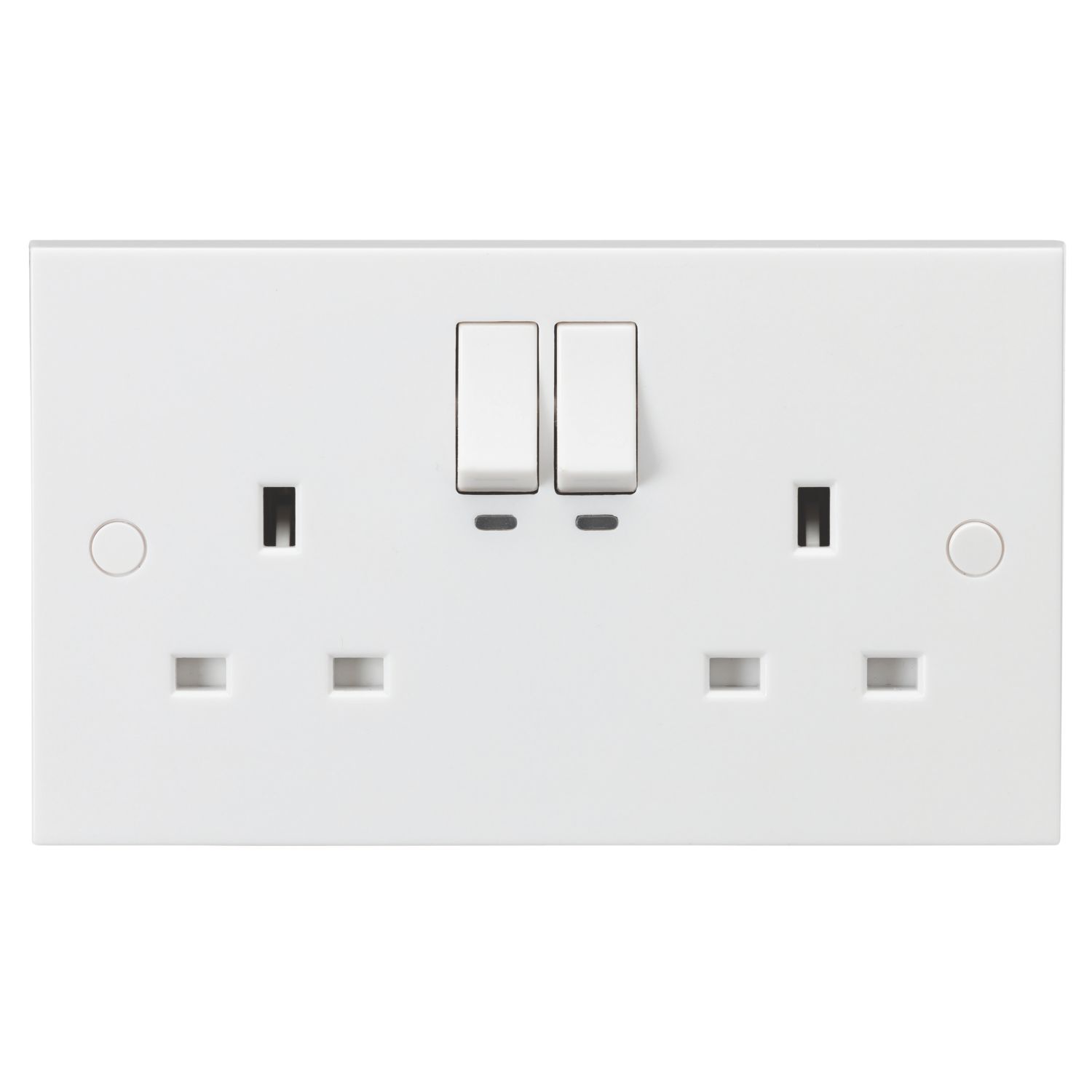 Knightsbridge 13A 2-Gang SP Switched Smart Socket White (294TY)