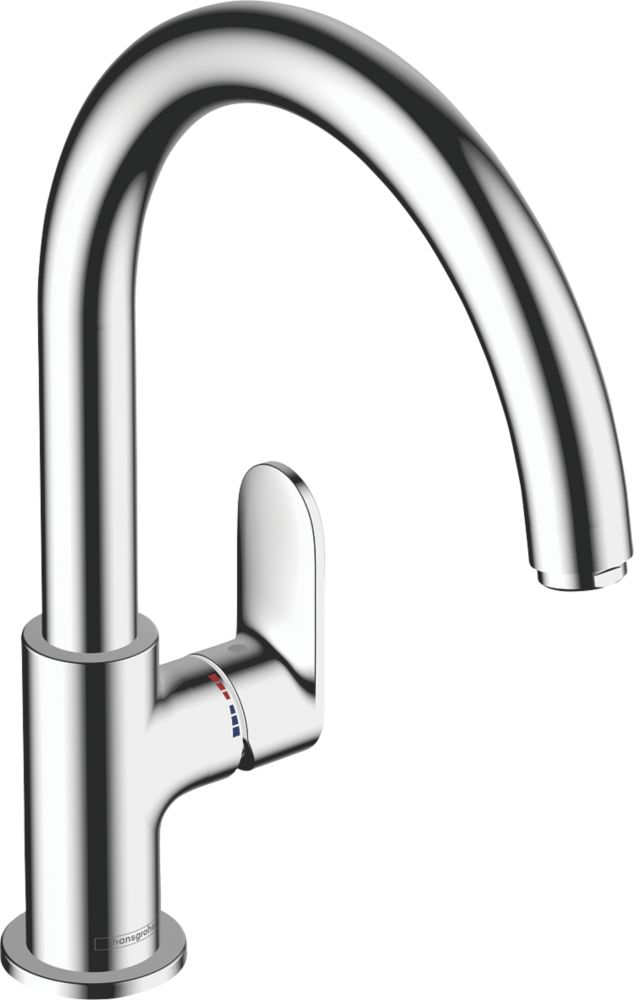 NRG Chrome Basin Sink Mixer Tap Small Modern Bathroom Lever Faucet - 7