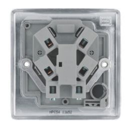 British General Nexus Metal 13A Unswitched Fused Spur  Polished Chrome