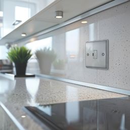 British General Nexus Metal 13A Unswitched Fused Spur  Polished Chrome