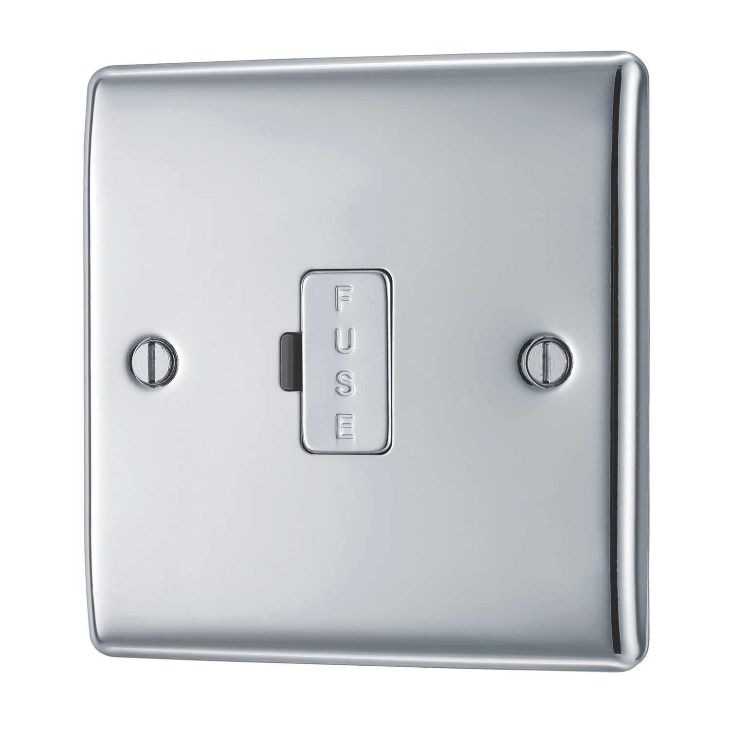 British General Nexus Metal 13A Unswitched Fused Spur Polished Chrome (294XF)