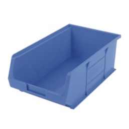 Barton TC4 Semi-Open-Fronted Storage Bins 9.1Ltr Blue 10 Pack