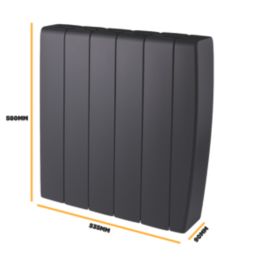 TCP  1500W Electric Wall-Mounted Convector Heater Black