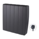 TCP  1500W Electric Wall-Mounted Convector Heater Black