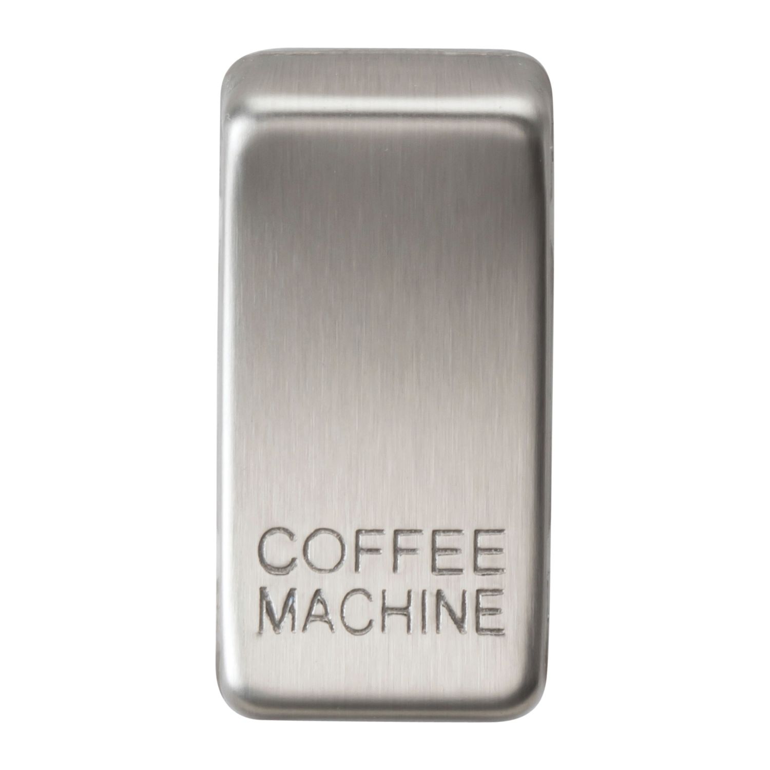 Knightsbridge 'COFFEE MACHINE' Switch Cover Brushed Chrome (295CR)