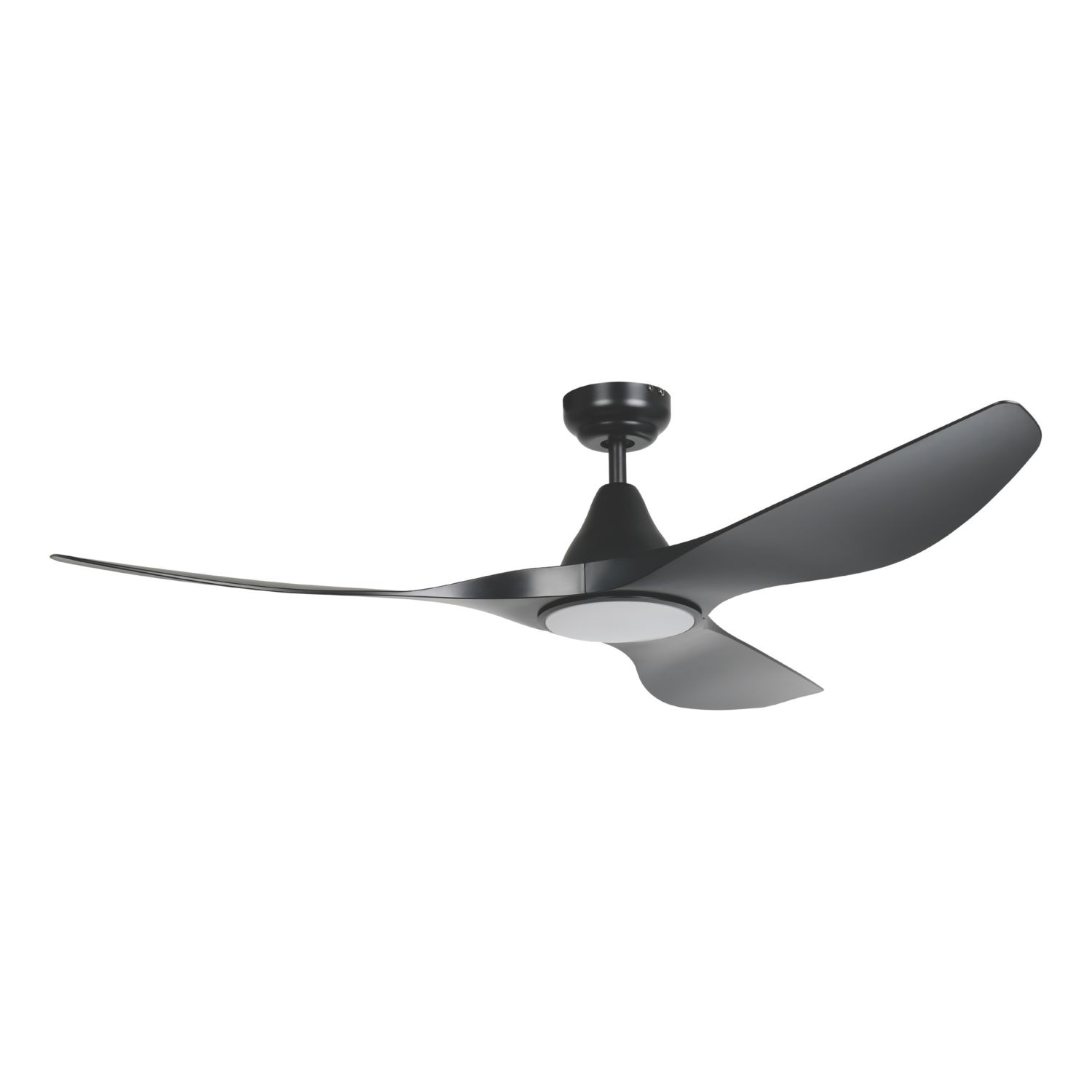 Eglo Portsea LED 132mm Ceiling Fan Matte Black 19W 2300lm (295CX)