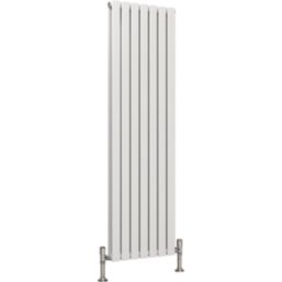 Reina Harley Double 1600mm x 490mm 4294BTU White Vertical Designer Radiator