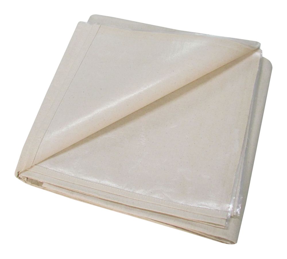 Fortress Trade Dust Sheet 12' x 12' Screwfix