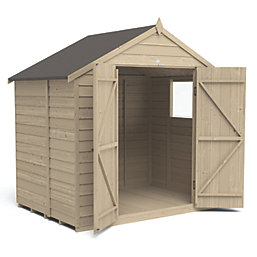 Forest  7' x 5' (Nominal) Apex Overlap Timber Shed