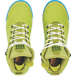Hard Yakka 3056 PR Metal Free Womens  Safety Boots Green Size 4