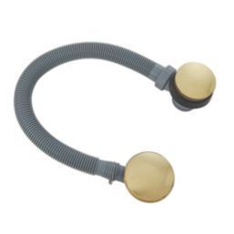 Highlife Bathrooms Clicker Waste Brushed Brass