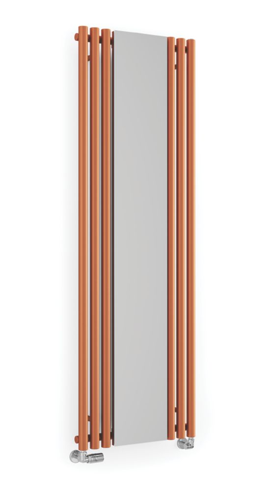 Terma 1800mm x 590mm 2856BTU Copper Vertical Designer Radiator Screwfix