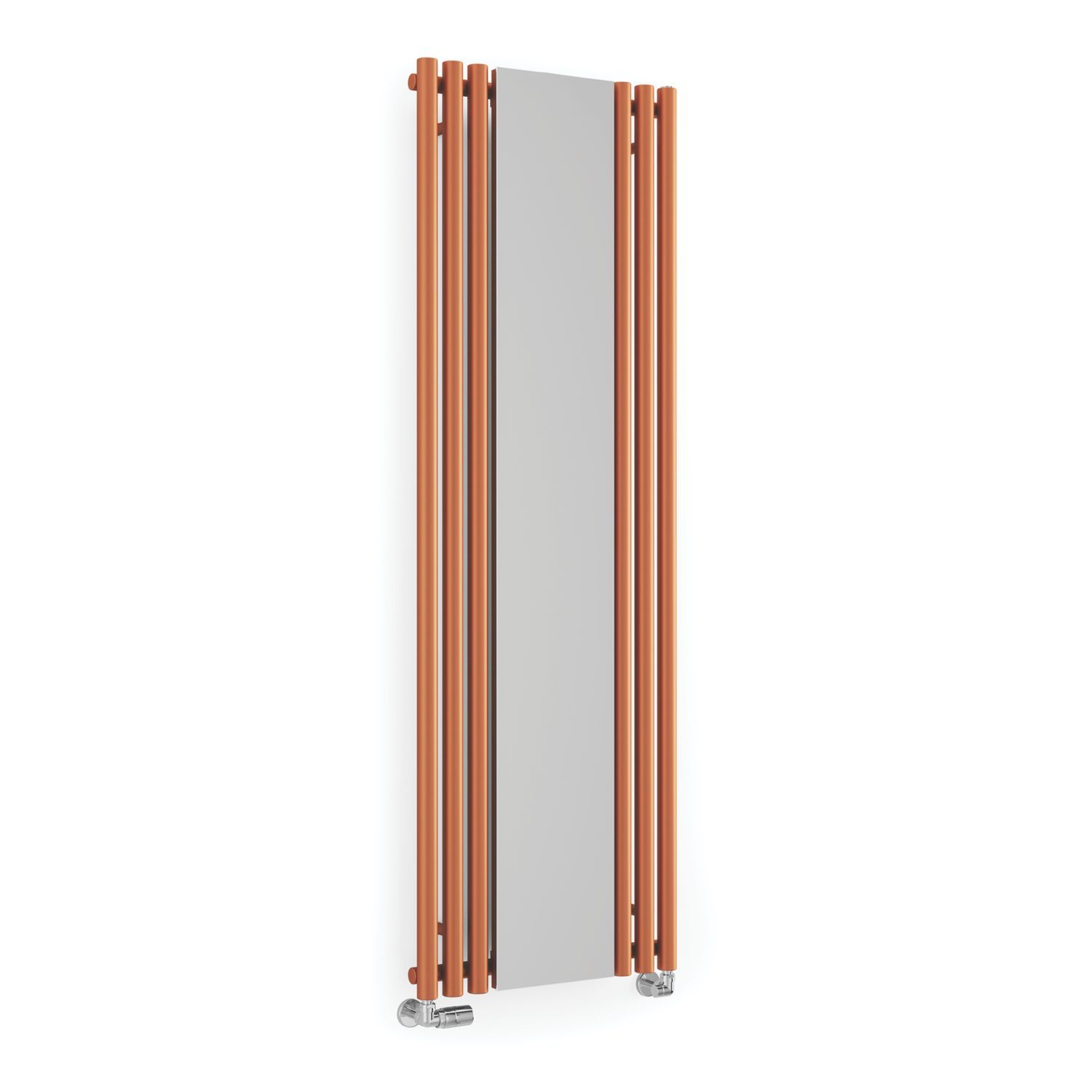 Terma Rolo-Mirror 1800mm x 590mm 2856BTU Copper Vertical Designer Radiator (295RH)