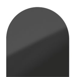 Towelrads Vetro Soap 1380mm x 500mm 1651BTU Black Vertical Designer Radiator