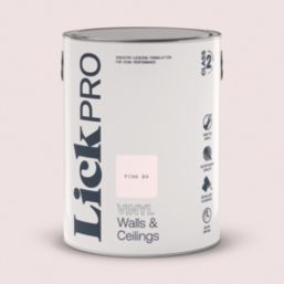 LickPro  5Ltr Pink 04 Vinyl Matt Emulsion  Paint