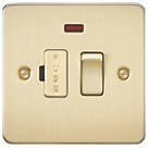 Knightsbridge FP6300NBB 13A Switched Fused Spur with LED Brushed Brass