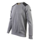 CAT Essentials Crewneck Sweatshirt Dark Heather Grey Small 36-38" Chest
