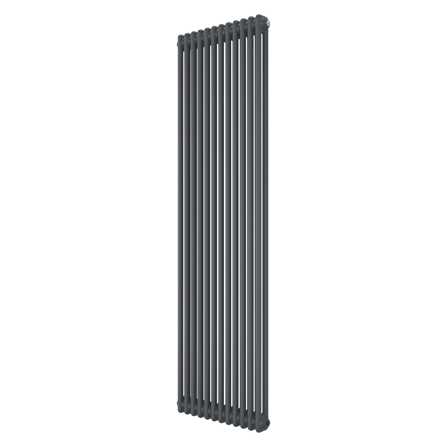 Azur 1800mm x 560mm 5410BTU Anthracite Vertical 2 Column Radiator (295YR)