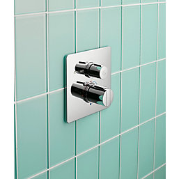 Ideal Standard Concept Easybox Concealed Thermostatic Bath & Shower Mixer Valve Fixed Chrome