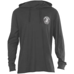 Hard Yakka Heritage Icon Lightweight  Hooded Sweatshirt Charcoal Medium 30.5" Chest