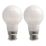 LAP  B22 A60 LED Light Bulb Milky 806lm 3.8W 2 Pack