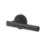 Cooke & Lewis Wembrit Lever on Rose Door Handles Pair Matt Black