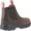 Hunter Twister Dealer Size 6.5  Brown Water-Resistant Steel Toe Cap Safety Dealer Boots