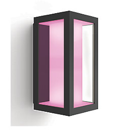 Philips Hue Impress Outdoor LED Tall Wall Light Black 8W 1180lm