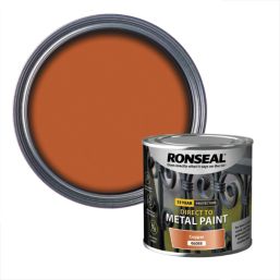 Ronseal 250ml Metallic Copper Gloss Anti Corrosive Metal Paint